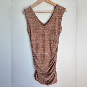 Le CHATEAU Brown Sleeveless Bodycon Dress